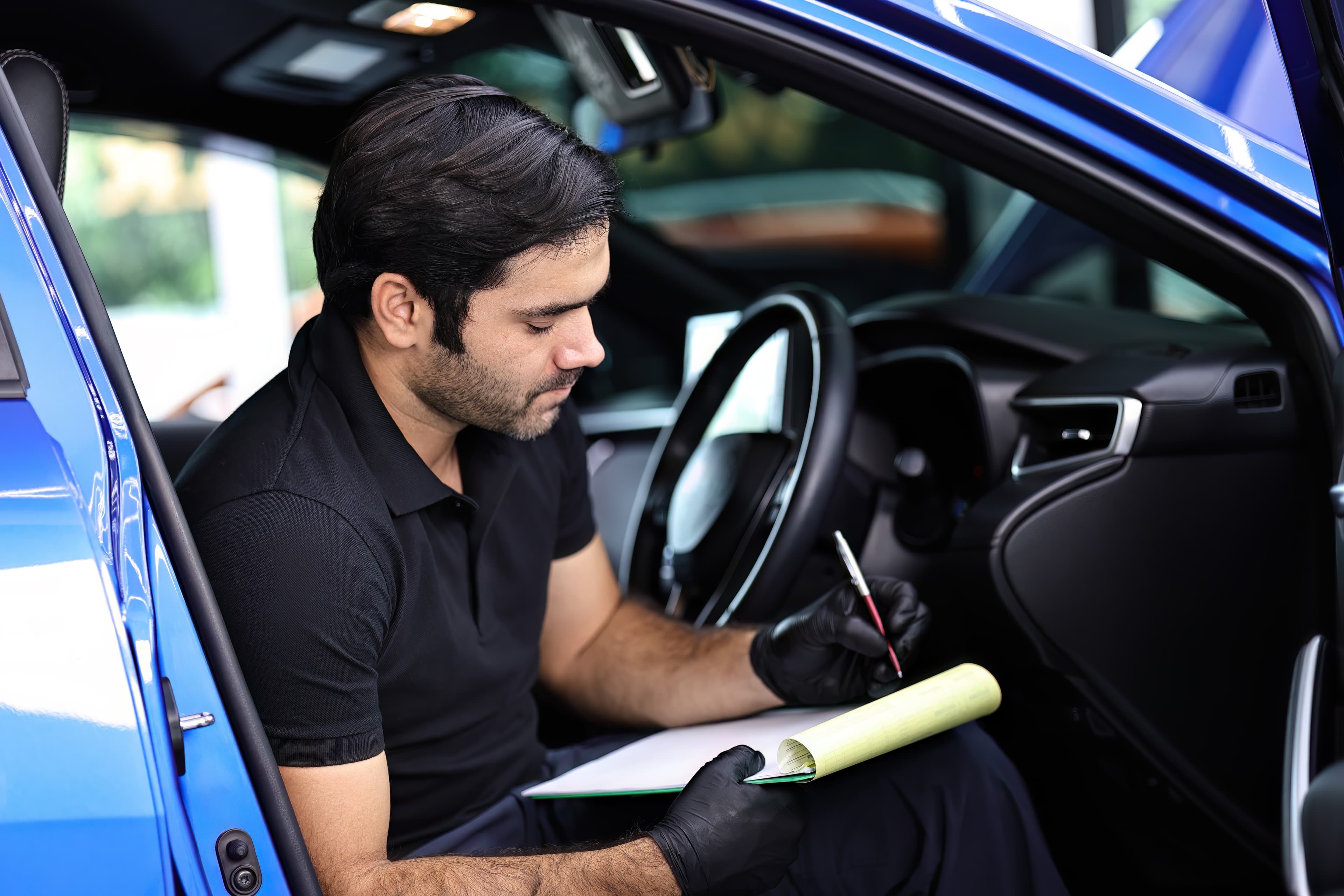 Interior Inspection in the ArmourOne Automotive protection application process