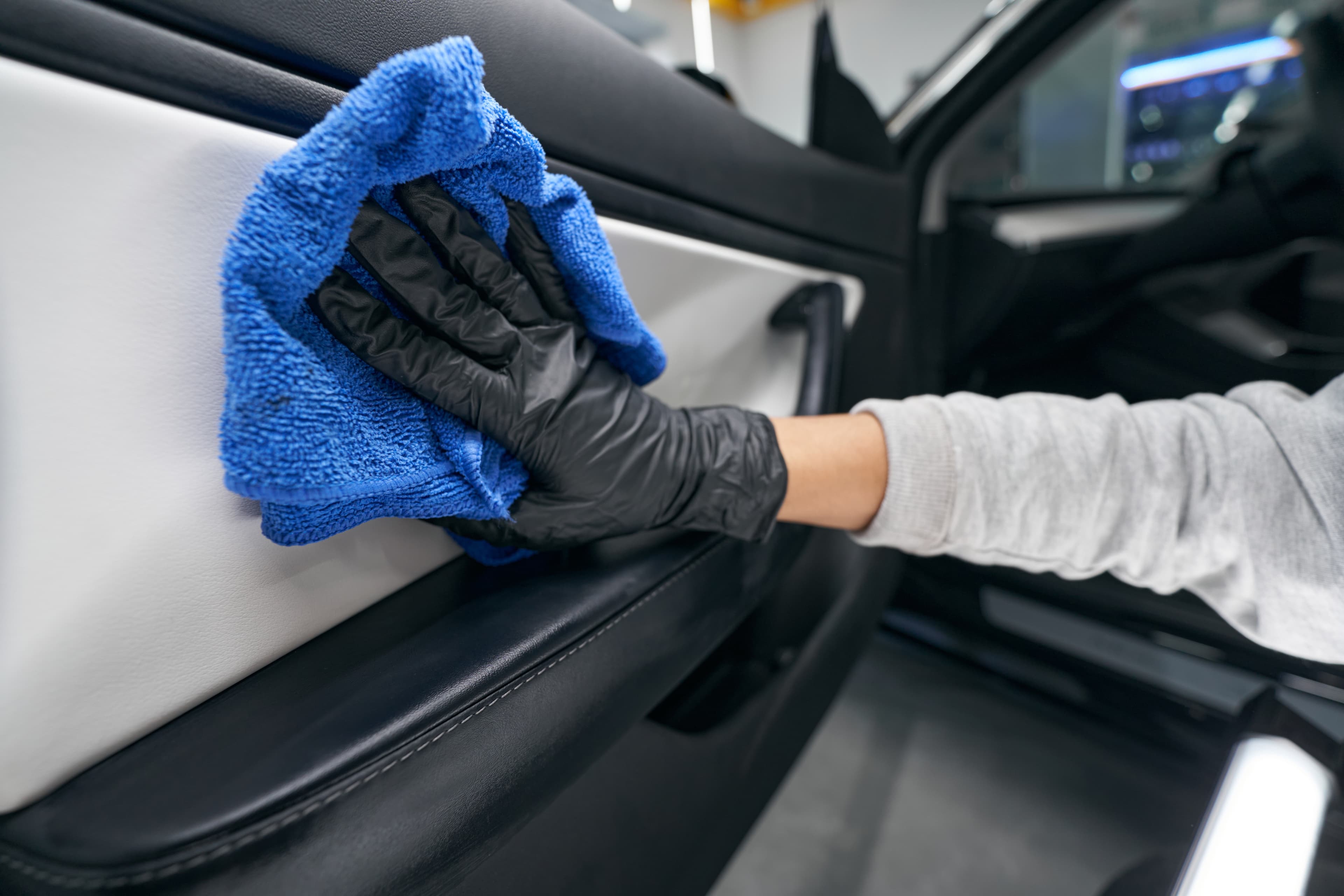 Interior Surface Preparation in the ArmourOne Automotive protection application process